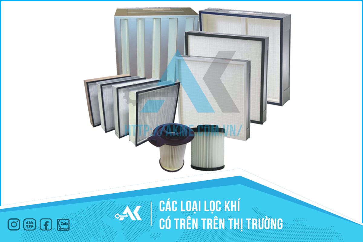 Các loại lọc khí phòng sạch có trên trên thị trường