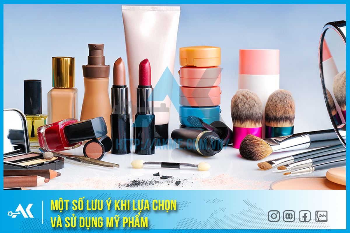 Một số lưu ý khi lựa chọn và sử dụng thành phần mỹ phẩm