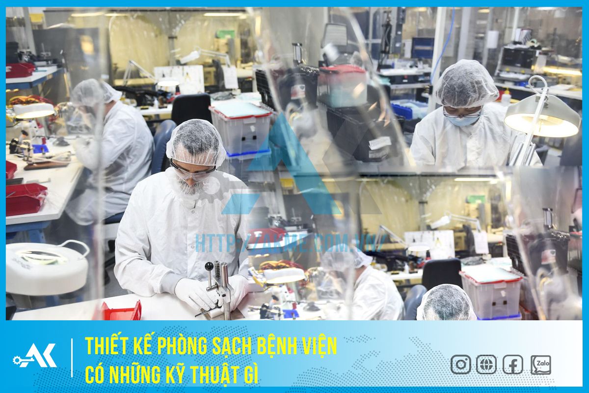 Thiết kế phòng sạch bệnh viện có những kỹ thuật gì