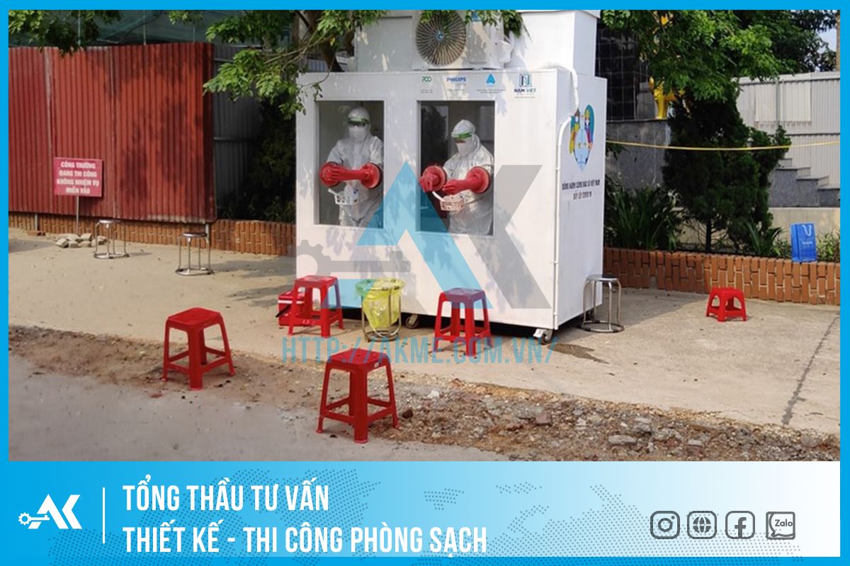 Buồng lấy mẫu xét nghiệm Covid 19 Bắc Giang hiệu quả như nào