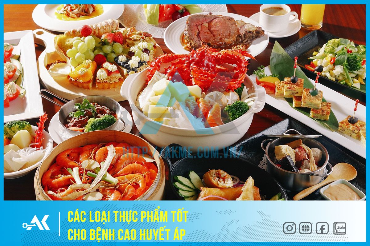 Các loại thực phẩm tốt cho bệnh cao huyết áp