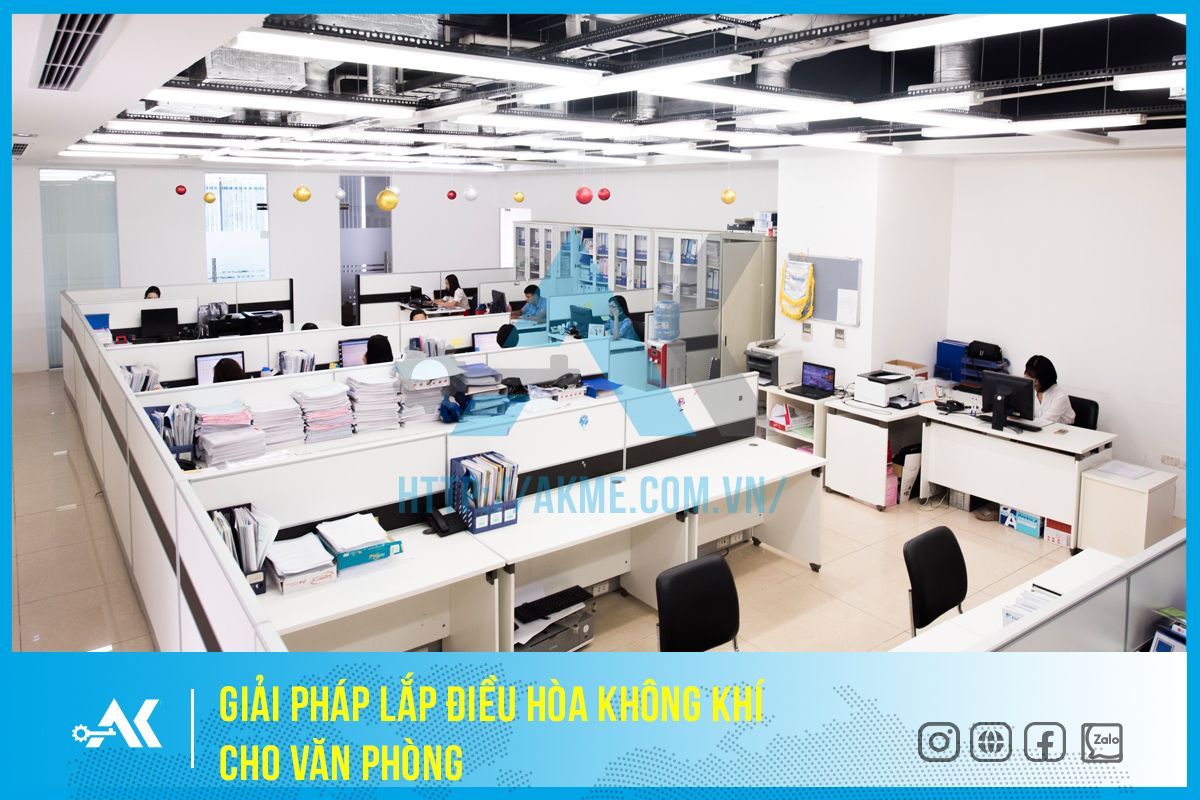 Giải pháp lắp điều hòa không khí cho văn phòng