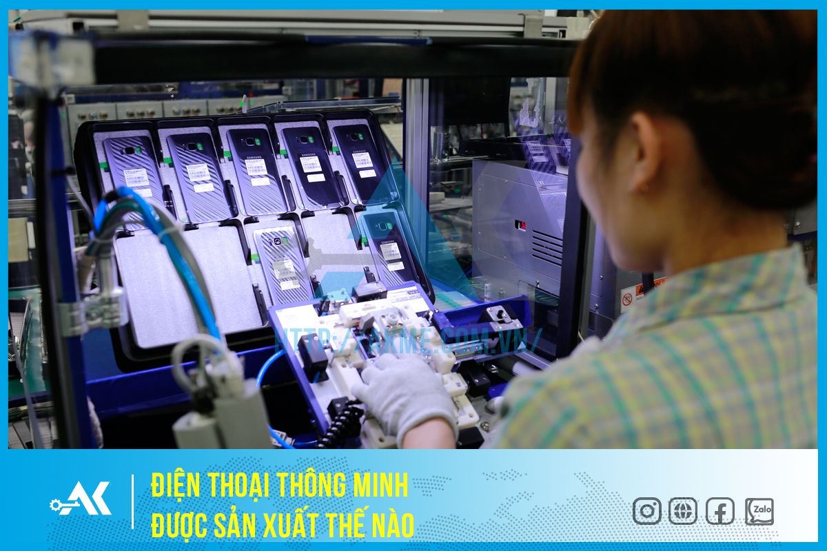 Điện thoại thông minh được sản xuất thế nào