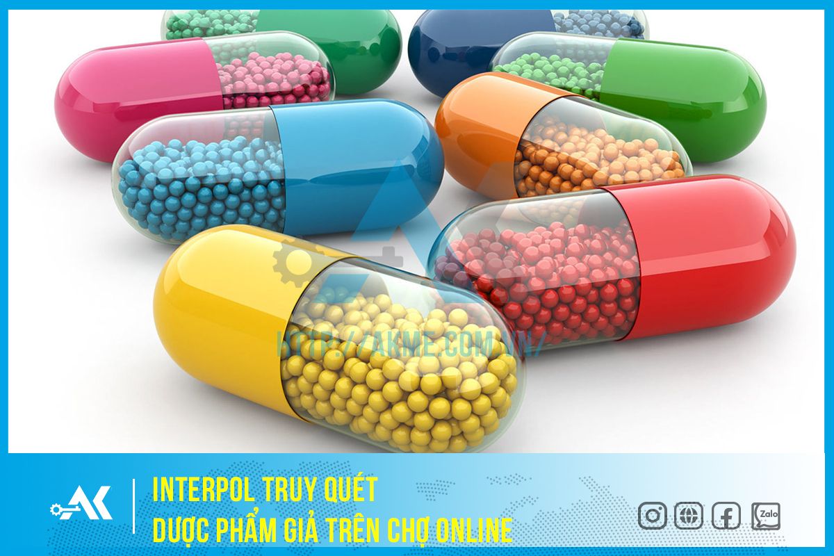 Interpol truy quét dược phẩm giả trên chợ online