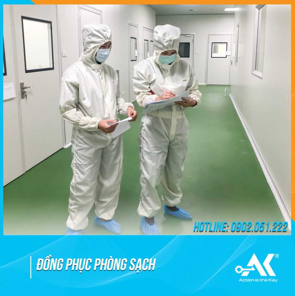 Đồng phục phòng sạch - Vật phẩm thiết yếu khi vào Phòng sạch