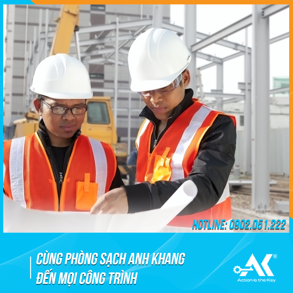 Cùng phòng sạch Anh Khang đến mọi công trình