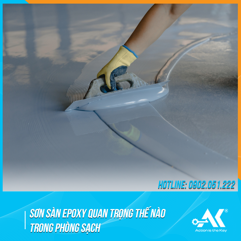 Sơn sàn Epoxy có vai trò gì trong phòng sạch