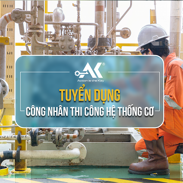 [Tuyển dụng] Công nhân thi công hệ thống cơ