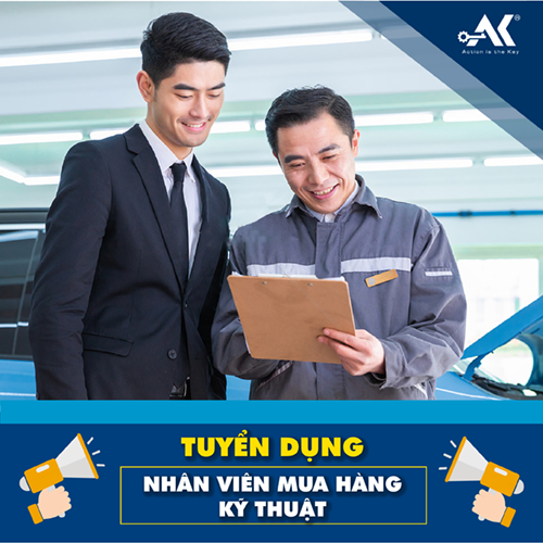 Tuyển dụng nhân viên mua hàng kỹ thuật