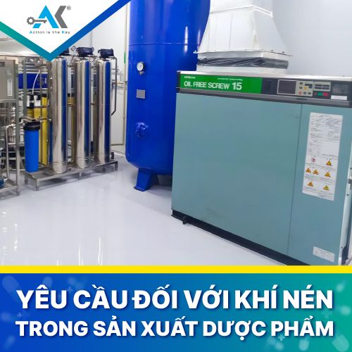 Yêu cầu đối với khí nén trong sản xuất dược phẩm