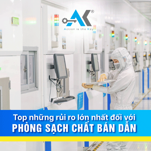 Top những rủi ro lớn nhất đối với phòng sạch chất bán dẫn