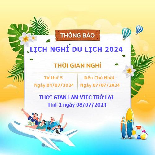 Thông báo nghỉ du lịch hè 2024 tại Anh Khang Cleanroom