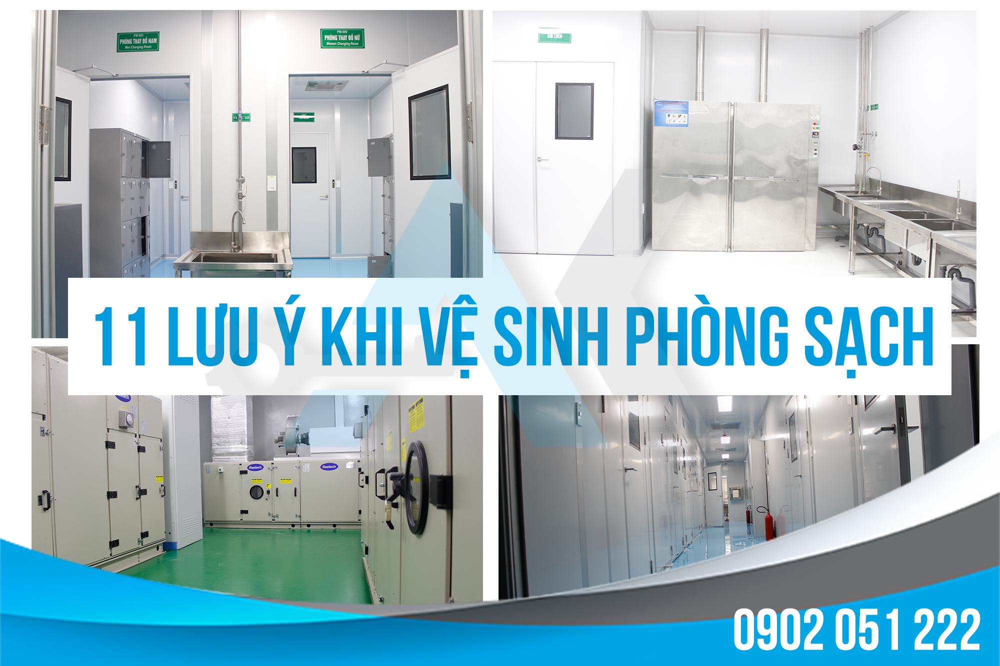 11 điều cần lưu ý khi vệ sinh phòng sạch