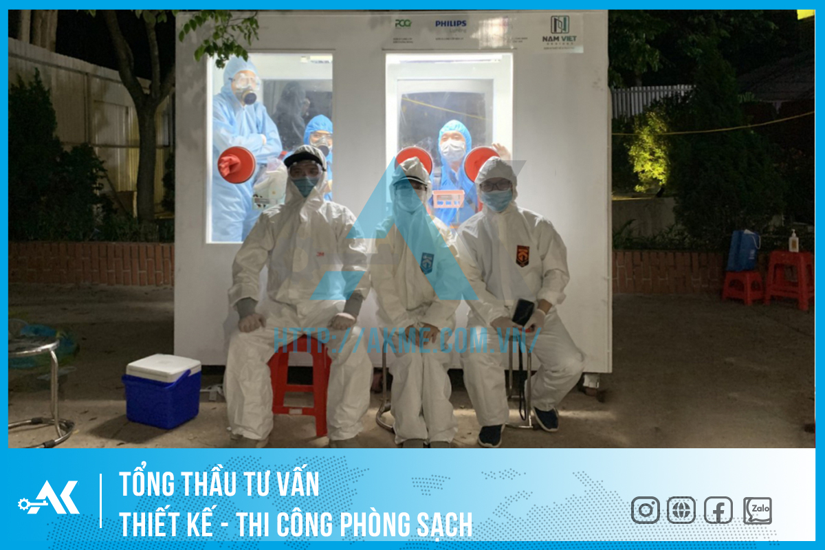 buồng lấy mẫu xét nghiệm