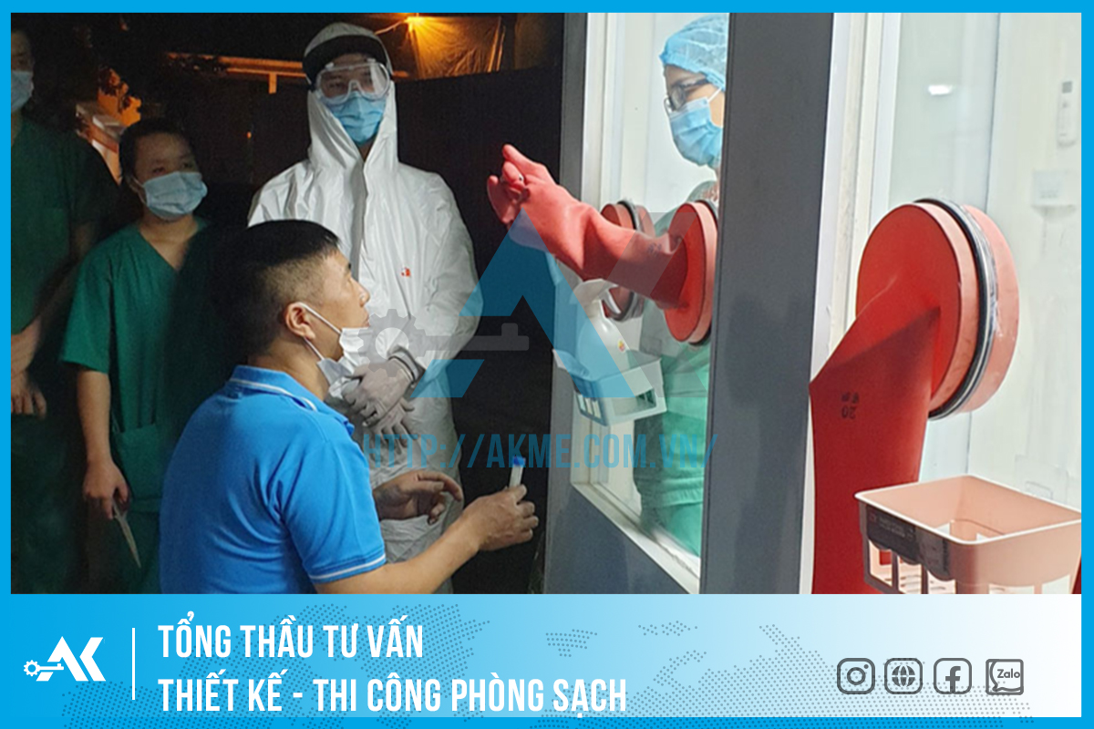 buồng lấy mẫu xét nghiệm