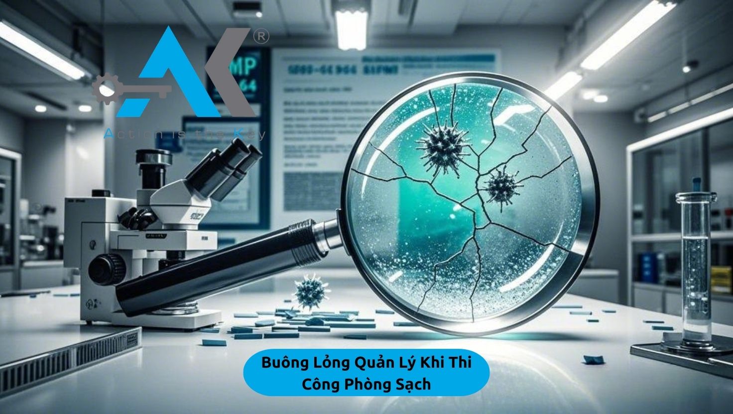 Buông Lỏng Quản Lý Khi Thi Công Phòng Sạch