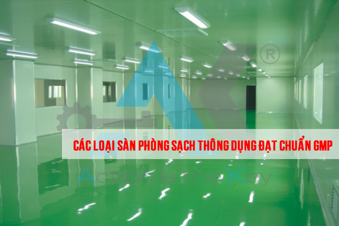 Các loại sàn phòng sạch thông dụng đạt chuẩn GMP