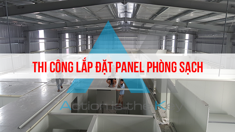 Thi công lắp đặt panel phòng sạch tại Anh Khang M&E
