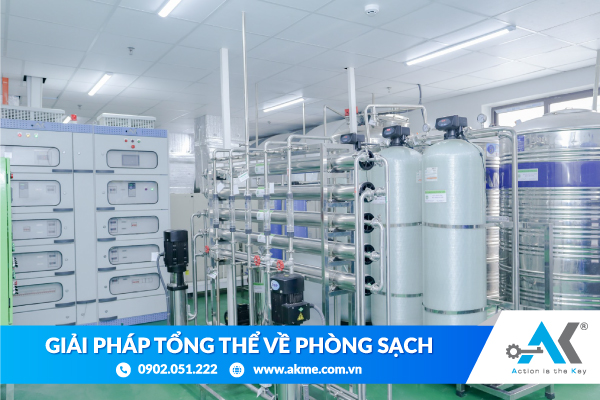 thiết kế thi công hệ thống nước RO phòng sạch