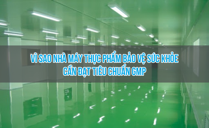 Vì sao nhà máy Thực phẩm bảo vệ sức khỏe cần đạt tiêu chuẩn GMP
