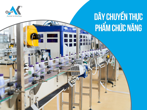 Dây chuyền sản xuất thực phẩm chức năng đạt tiêu chuẩn GMP