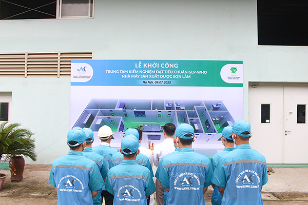 khởi công trung tâm kiểm nghiệm đạt chuẩn GLP