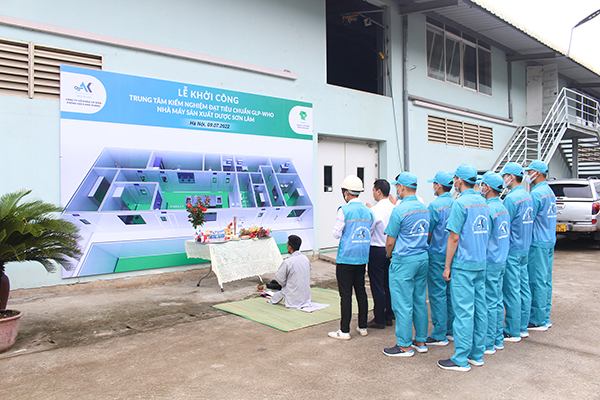 khởi công trung tâm kiểm nghiệm đạt chuẩn GLP-WHO