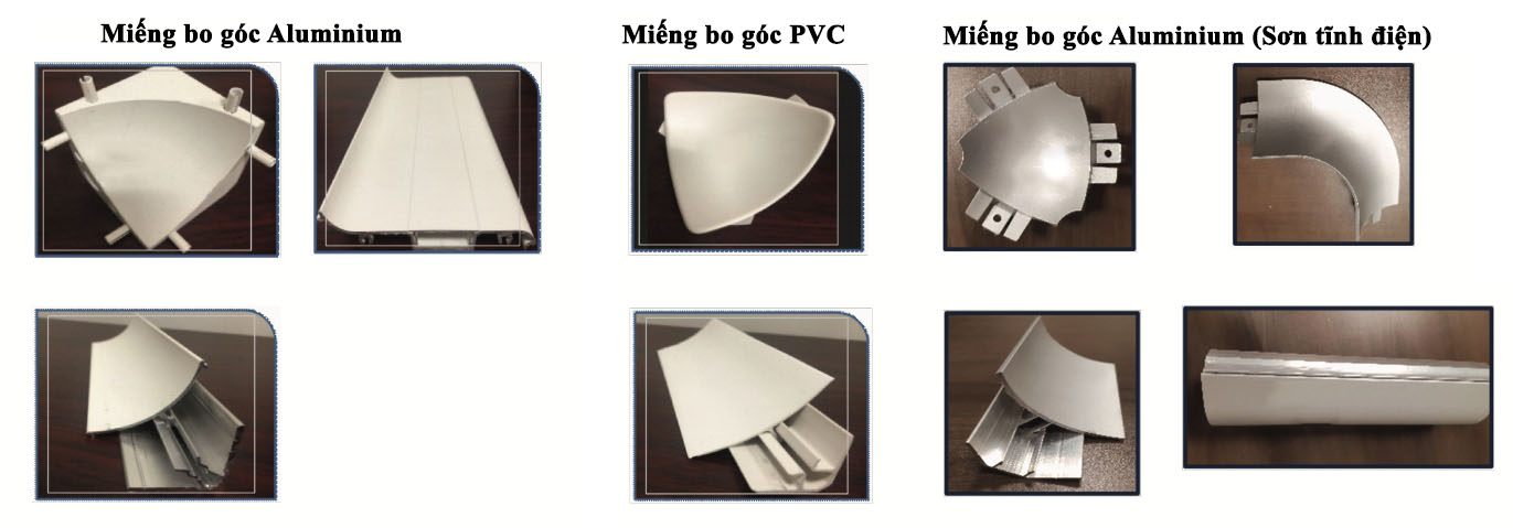 Miếng bo góc phòng sạch