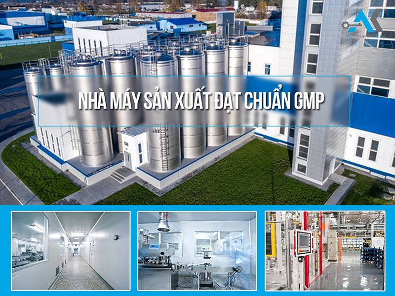 Nhà máy sản xuất đạt tiêu chuẩn GMP