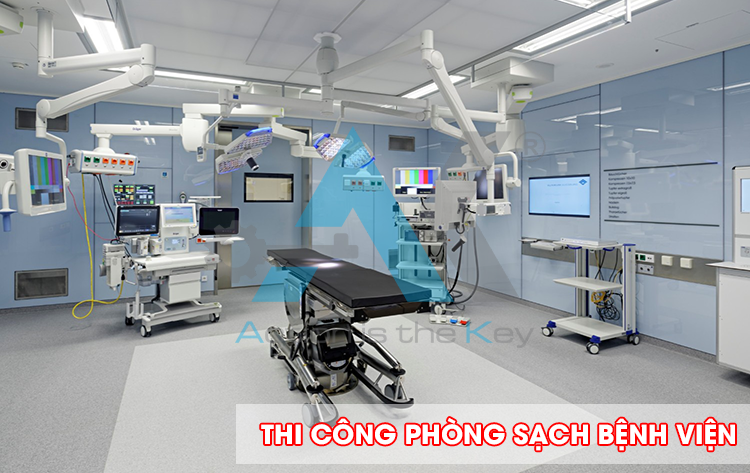 Thi công phòng sạch bệnh viện