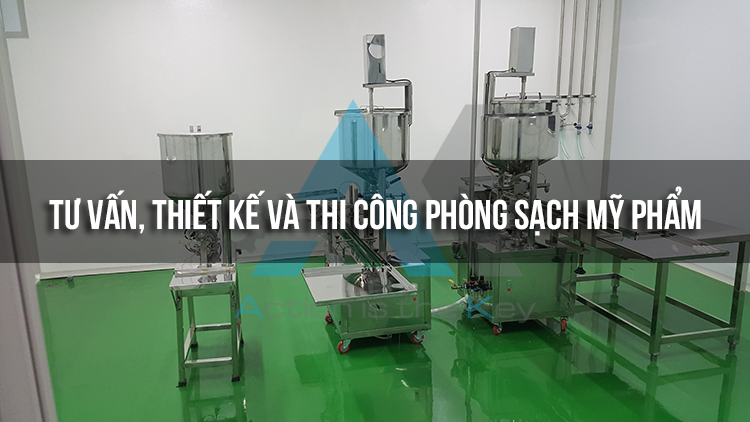 Thi công phòng sạch mỹ phẩm